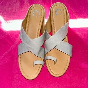 Journee Sandals, NWOT, Never Worn